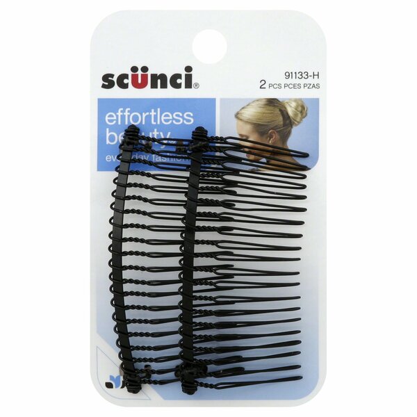 Scunci Scunci Metal Wire Side Combs 2Ea 621595